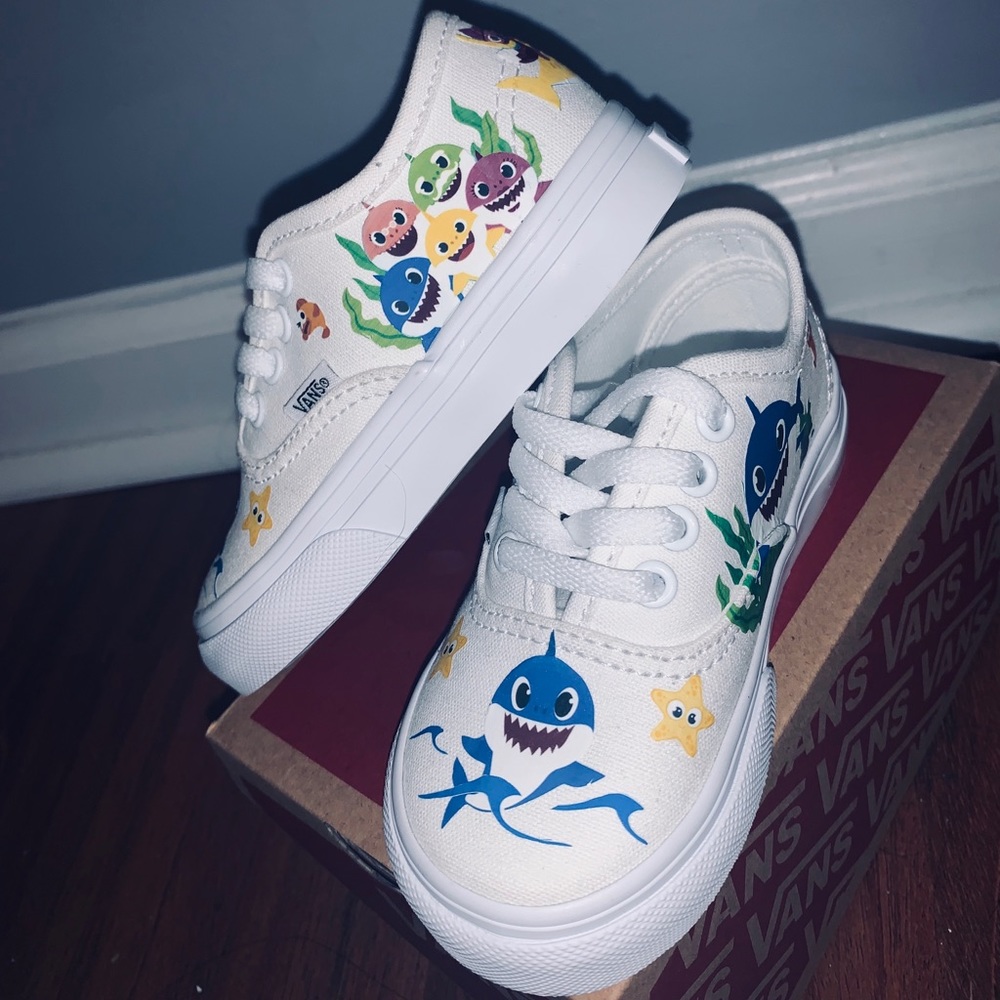 Baby Shark Custom Vans